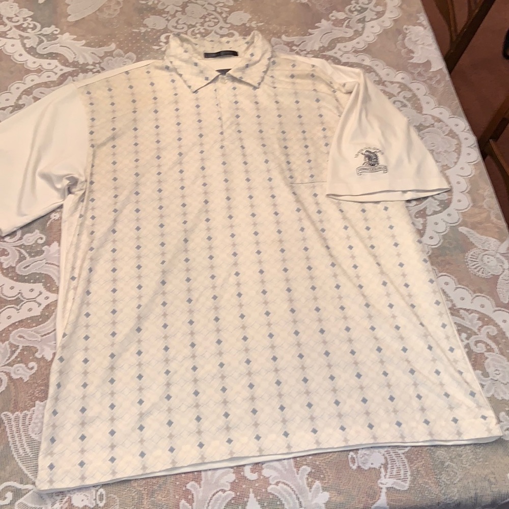 Tiger Woods golf shirt Shinnecock hills US open L
